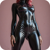 leather catsuit